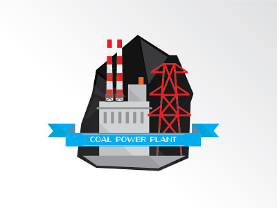 Coal Power charlie illustration power plants vector