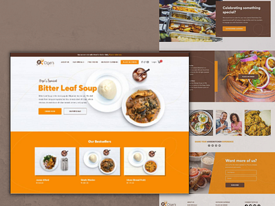 OGE'S KITCHEN branding design ui ux