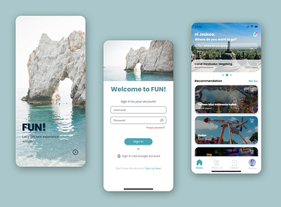 FUN - Mobile Design (UI/UX) design ui ux