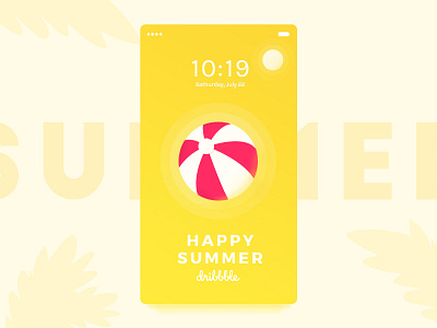 Happy Summer Dribbble☀️