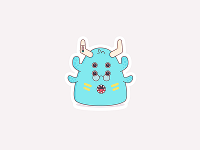 Monsters stickers #4