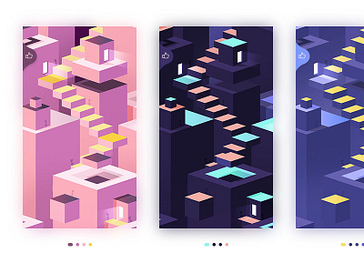 City - Colors tests buildings city colasse coraline cover gradients illustration landscape ui