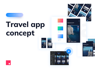 Studio Jam - Travel App concept