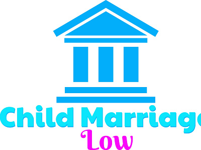 child marriage logo and low branding graphic design logo motion graphics