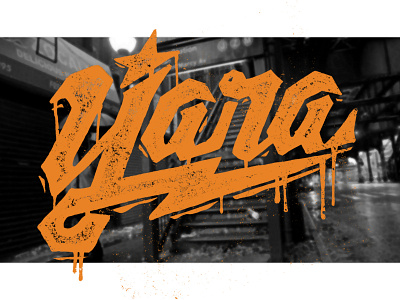 Yara Baseball baseball baseball cap baseball logo brand font graffiti handmade illustration lettering lettering art logo logobrand logotype star stencil vector warriors