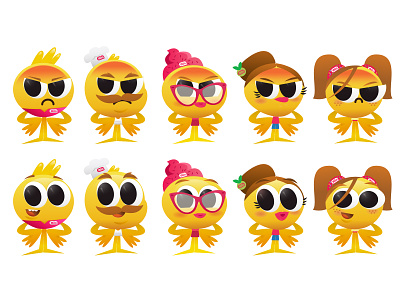 Emojis Characters angry brand characters design design art designer emoji emojis gradient happy icondesign illustration men milasupermarket personaje poland stickers vector woman