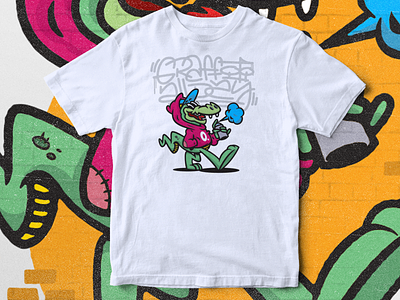 New Launch Shirt Design art artist branding character characterdesign cocodrile design design art designer dibujo drawing graffiti logos personaje print shirt shirt mockup shirtdesign street vector