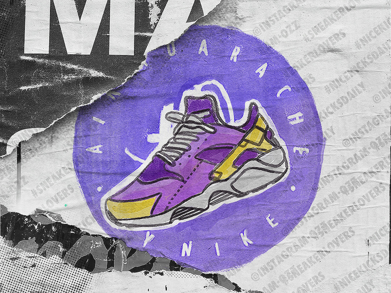 nike huarache poster