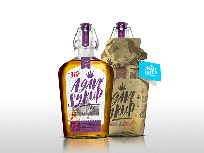 Agave Syrup Packaging Design