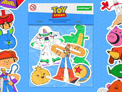 Toy Story proposal Pop-up buzz character disney dog drawing movie stickers toy toystory woody
