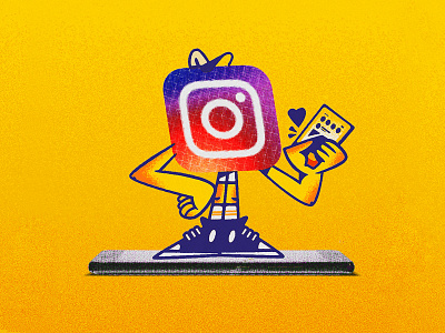 New Behance Project behance branding brands cellphone character drawing halftone illustration instagram murals new retro stickers texture