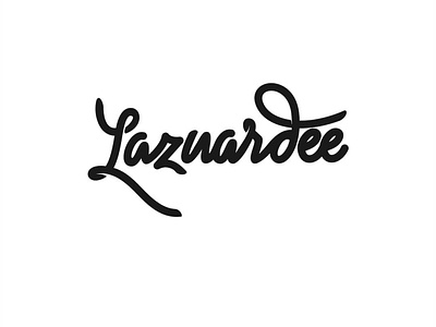 "Lazuardee" Logo Type branding design font graphic design illustration logo typography vector