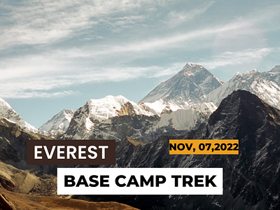 Everest Base Camp Trek for Heaven Himalaya branding design everest graphic design illustration photoshop united states