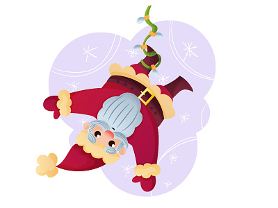Vector Santa Claus branding cartoon character character design design illustration vector