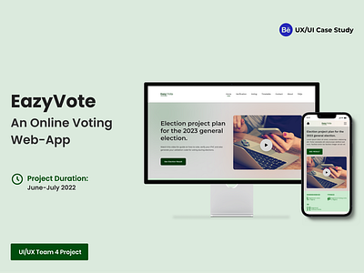 EazyVote UI/UX Case Study