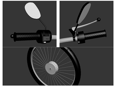 Bike Parts in 3ds Max