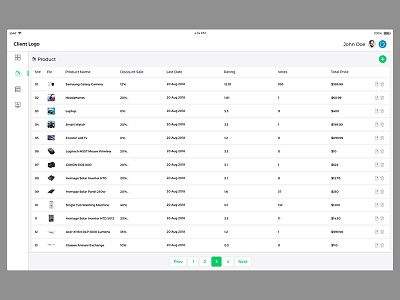 Product Grid A app icon landing page login scan qr codes send invitation ui ux user profile web