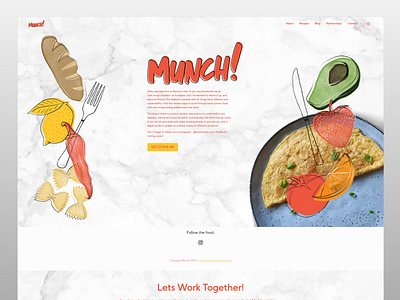 Munch! - Branding & Web Design branding design graphic design illustration logo ui ux website