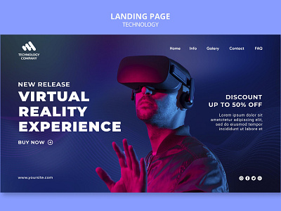 Technology Landing Page