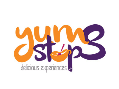 YumStops brunch delicious experiences food logo stop stops yum