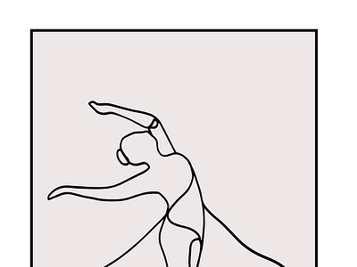 Dance Girl Wall frame line art design 2022 art dance girl graphic design line art wall frame