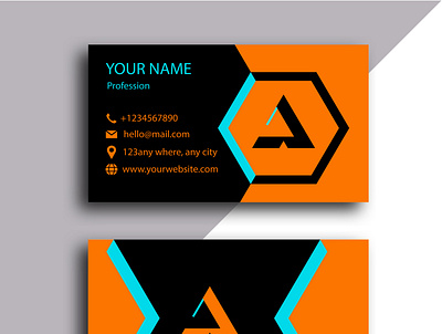 premium visiting card business card design card graphic design premium card