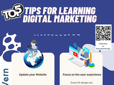 Top 5 tips for learning digital marketing by Hiren on Dribbble