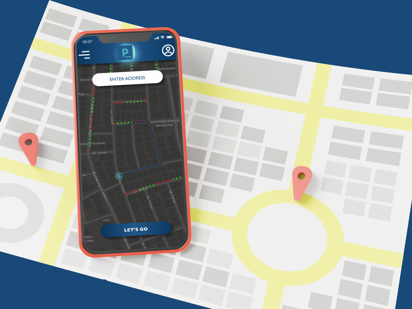 IoT based Smart City Parking App by Necip Ertuğrul Bilgi on Dribbble