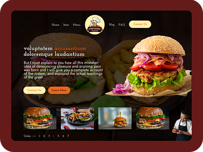 Restaurant Landing Page