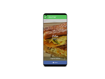 Big Bite - Fast food ordering website (Order confirmed page)