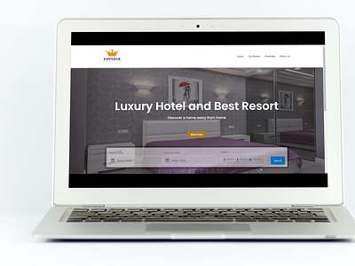 Emperor Hotel - Hotel booking website (Homepage)