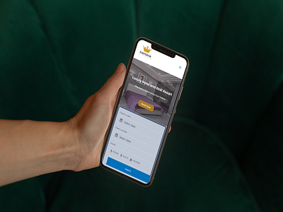 Emperor Hotel - Hotel booking website (Mobile view) css design elementor graphic design html mobile ui web design