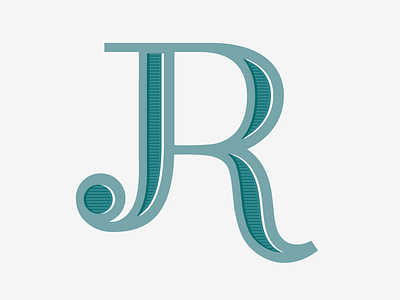 J. Robles Interiors: Round 2 branding lettering logo