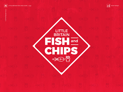 Little Britain Fish and Chips - Logo design