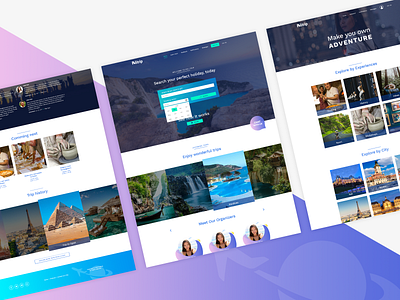 Politrip Travel Website Design - Shot 2