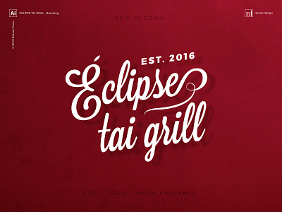 Éclipse tai grill - Branding - Shot 1