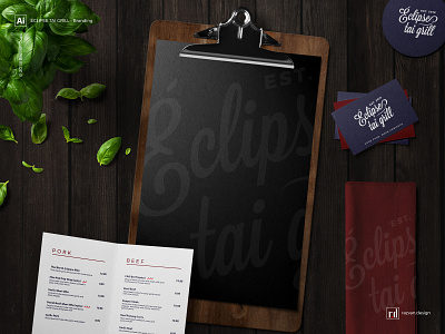 Éclipse tai grill - Branding - Shot 2