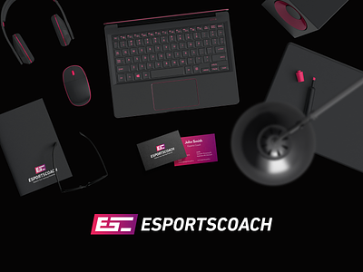 Esportscoach - Branding - Shot 5 branding coach coaching esports game gaming logo play player players