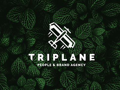 Triplane: People & Brand Agency - Logo agency brand branding logo people plane