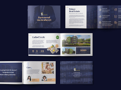Palace Real Estate - Company Brochure - shot 2 branding brochure corporate design designer realestate
