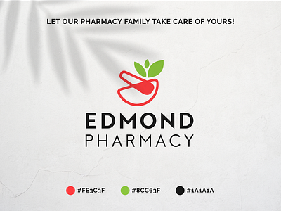 Edmond Pharmacy - Logo design branding designer freelancer illustration logo logodesign logodesigner pharmaceutical pharmacist pharmacy