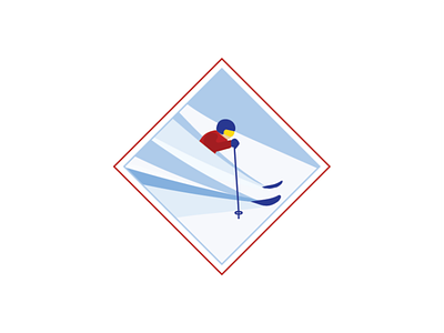 #dailylogochallenge 8 | 50 - ski mountain