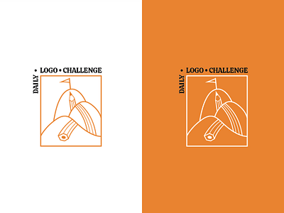dailylogochallenge 11 | 50 - modification on dlc logo dailylogochallenge hills logo logo variation logodlc pencil