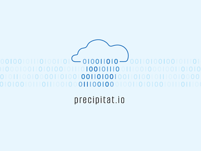 #dailylogochallenge 14 | 50 - cloud computing logo binary cloud cloud computing dailylogo dailylogochallenge precipitation rain
