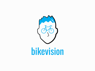 #dailylogochallenge 24 | 50 - bike shop bicycle bike cycling dailylogo dailylogochallenge glasses head logo logomark
