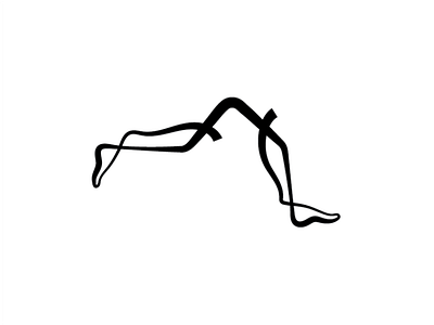 #dailylogochallenge 30 | 50 - sneaker logo black and white dailylogo dailylogochallenge feet legs logo one line run running sneakers logo tribal