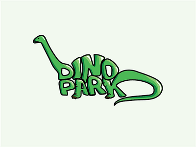 #dailylogochallenge 35 | 50 - dino amusement park dailylogo dailylogochallenge dino amusement park dino park dinosaur logo