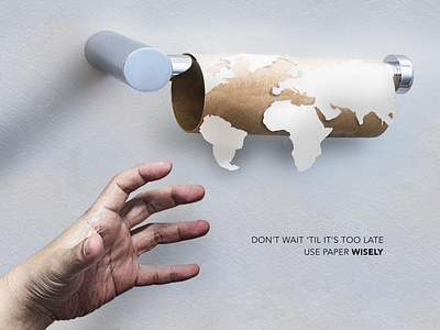 Toilet Paper design print ads