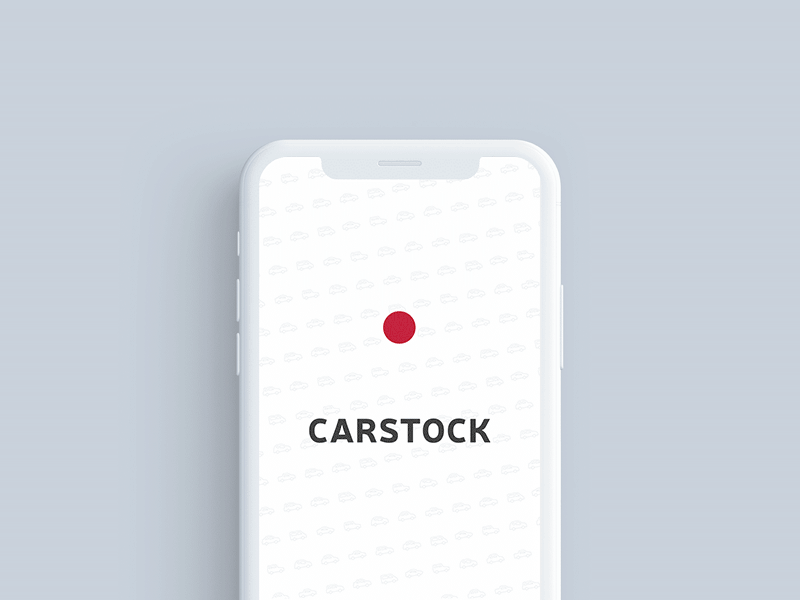 Splash Screen | Carstock | Car Dealership App app car stock splash screen ui