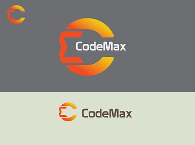 Code Max, an IT firm logo. branding logo